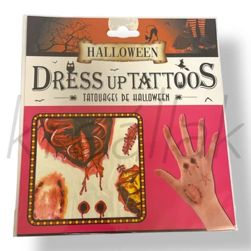 Halloween tetoválás