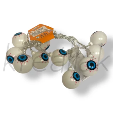 Halloween ledfüzér szemek