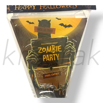 Halloween zászló füzér