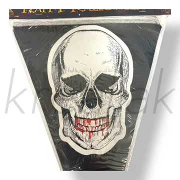 Koponya zászló füzér