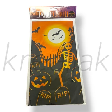 Halloween tökös asztal terítő