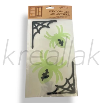 Pókháló fluoreszkáló ablakzselé