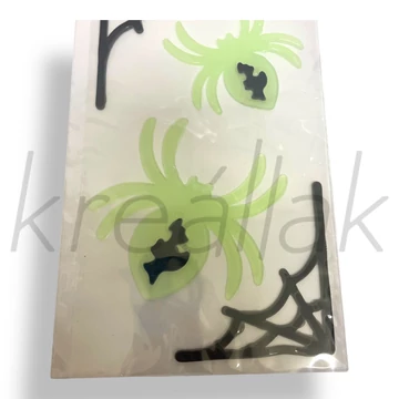 Pókháló fluoreszkáló ablakzselé