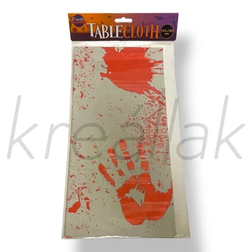 Halloween véres kéz terítő