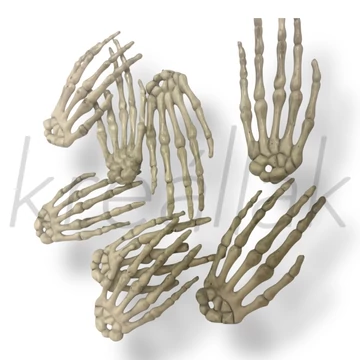 Apró csontváz kezek