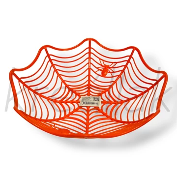 Narancssárga pókháló tál