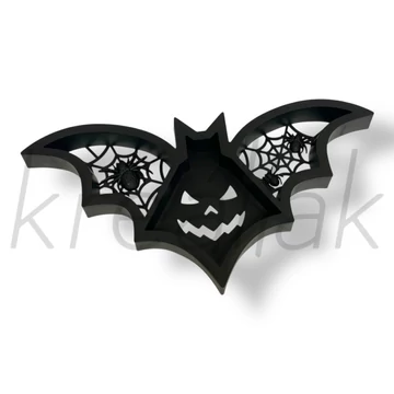 Fekete Halloween dísz
