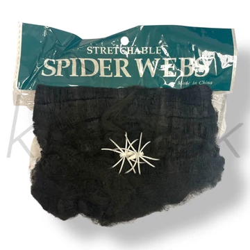 Fekete pókháló pókkal nagy