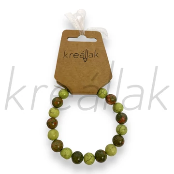 Ásvány karkötő - Howli és unakit ásvány karkötő