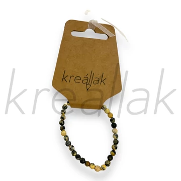 Ásvány karkötő - Ásványkarkötő fekete sárga