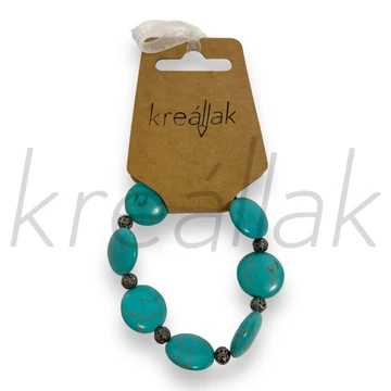 Ásvány karkötő - Rekonstruált türkíz karkötő