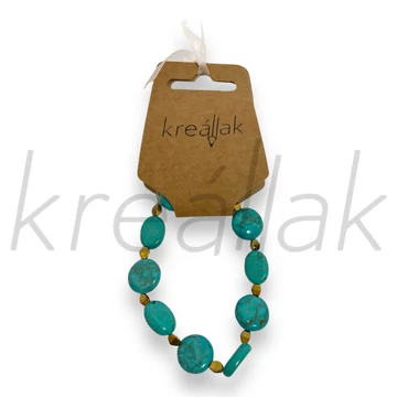 Ásvány karkötő - Rekonstruált türkíz karkötő