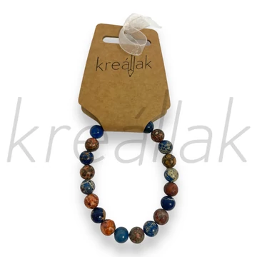 Ásvány karkötő - Regalit kékes karkötő