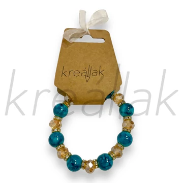 Karkötő - Türkíz márvány mintás karkötő