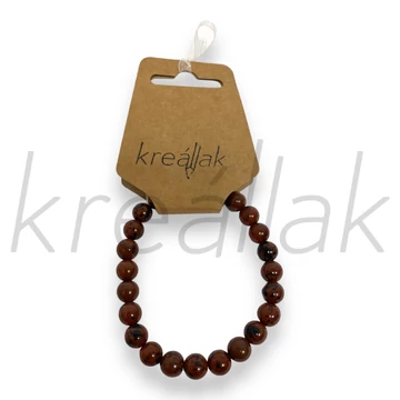 Ásvány karkötő - Obszidián karkötő barna