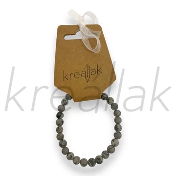 Ásvány karkötő - Szürke ásvány karkötő