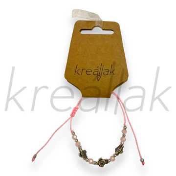 Karkötő - Rose teknösős karkötő