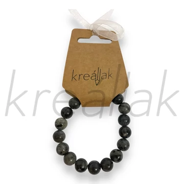 Karkötő - Szürke lavrakit karkötő