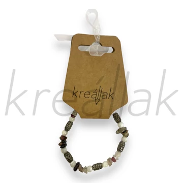 Ásvány karkötő - Törmelékköves ásvány karkötő