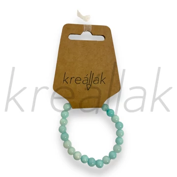 Ásvány karkötő - Színezett jáde gyerek karkötő
