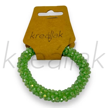 Karkötő - Zöld apró gyöngyös karkötő