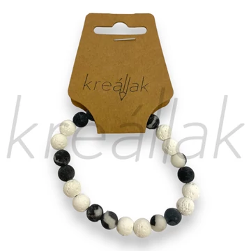 Ásvány karkötő - Zebra jáspis karkötő