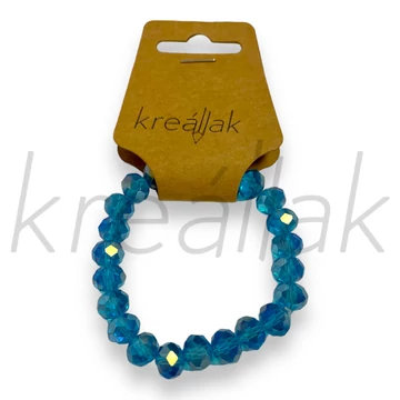 Karkötő - Türkízkék gyöngyös karkötő