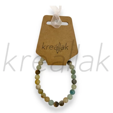Ásvány karkötő - Amazonit karkötő menta