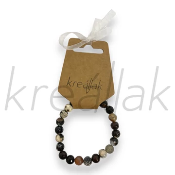 Ásvány karkötő - Magnezit karkötő piros