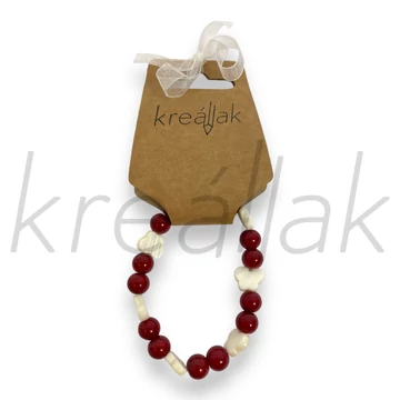 Ásvány karkötő - Lepkés karkötő