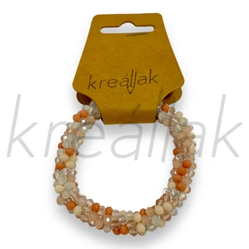 Karkötő - Apró gyöngyös áttetsző karkötő