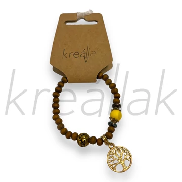 Karkötő - Barna életfa karkötő