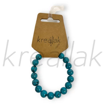 Ásvány karkötő - Plasztik türkenit karkötő