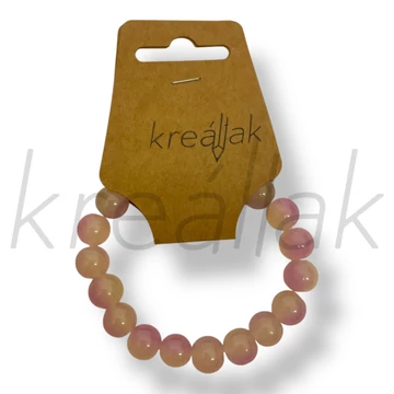 Narancs gyöngyös karkötő