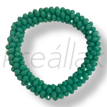 Türkiz apró gyöngyös karkötő