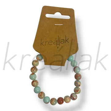 Variszcit ásvány karkötő