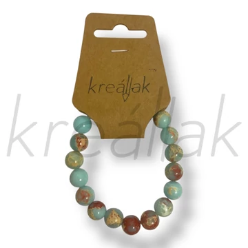 Variszcit ásvány karkötő