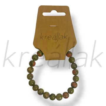 Zöld unakit karkötő