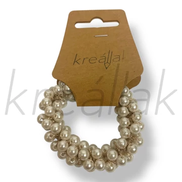 Törtfehér gyöngyös karkötő