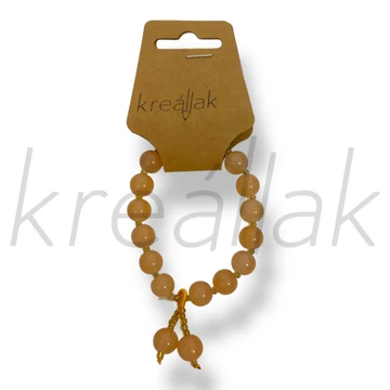 Barack gyöngy medál karkötő