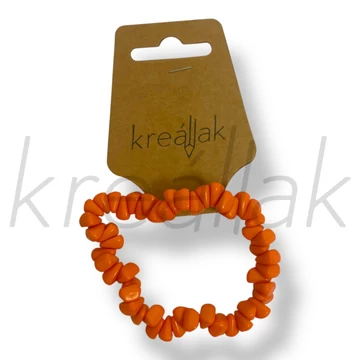 Narancs gyöngyös karkötő