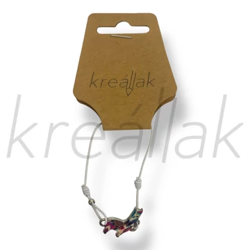 Szürke láma karkötő