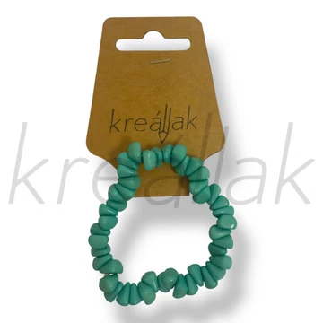 Türkizkék apró gyöngyös karkötő