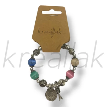 Gyöngyös charm karkötő