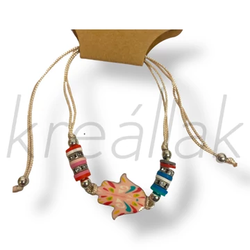 Hamza kéz medál karkötő