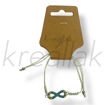 Menta végtelen medál karkötő