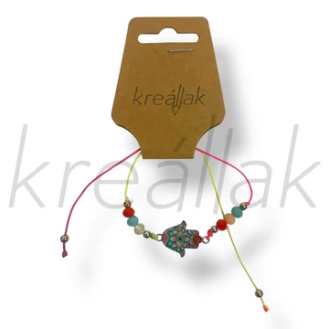 Neon Hamza kéz karkötő