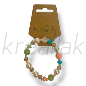 Pasztell gyöngy karkötő