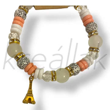 Barack Eiffel medálos karkötő