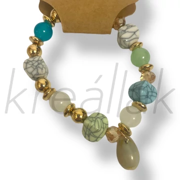 Fehér kagylós karkötő